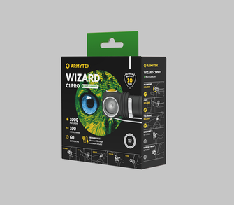 ArmyTek Wizard C1 Pro Magnet White LED čeona lampa s magnetskim držačem napajanje iz akumulatora 1000 lm 1440 h 55 g