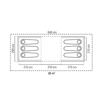 Coleman Šator Ridgeline 6 plus za 6 osoba
