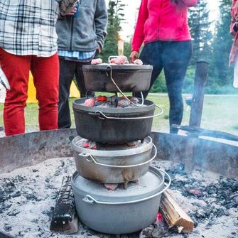 GSI Outdoors Lijevano željezo nizozemska pećnica Guidecast Dutch Oven 6.6 l