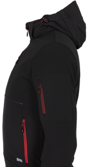 BENNON softshell jakna RUFUS crna/crvena