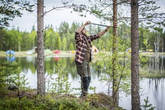 Helikon-Tex Pilgrim® vanjske hlače, taiga zelena/crna