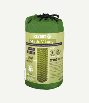 Klymit prostirka Static V Long, zelena