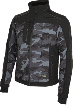 BENNON softshell jakna CAMOS, crna/siva