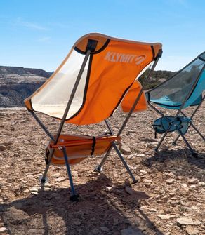 Klymit Kratka kamping stolica Ridgeline, plava