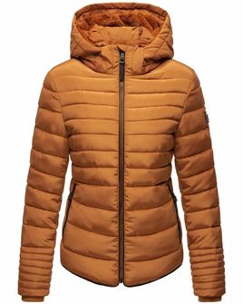 Marikoo Amber ženska zimska jakna s kapuljačom, rusty cinnamon