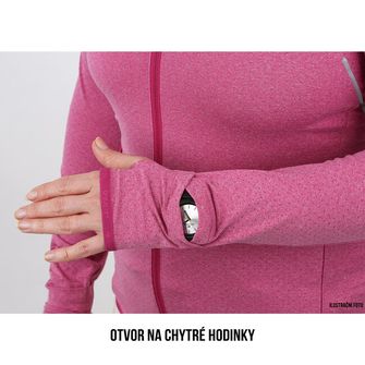 Husky Ženska majica s kapuljačom na patentni zatvarač Astel L tamno siva, L