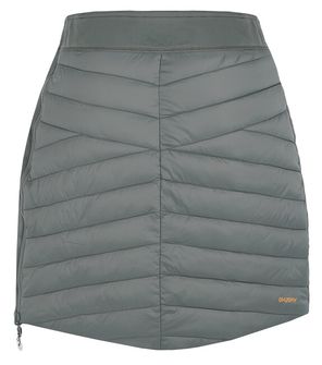 Husky Ženska reverzibilna zimska suknja Freez L senf/dk. sivo zelena, L