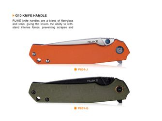 Nož Ruike P801 - narančasti