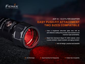 Fenix Crveni filter AOF-S+ V2.0