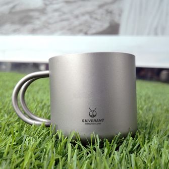 Silverant Titanijska šalica za kavu s ručkom 110 ml