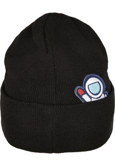 NASA Beanie zimska kapa, crna