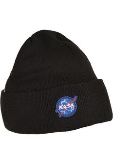 NASA Beanie zimska kapa, crna