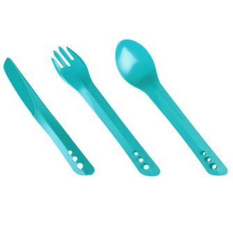 Lifeventure Plastični pribor Ellipse Cutlery Set, teal