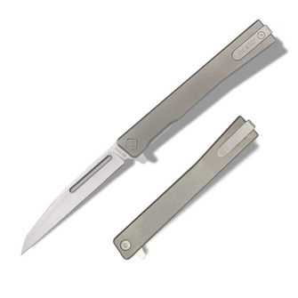 OCASO Solstice Titanium + Satin / Wharncliffe sklopivi nož
