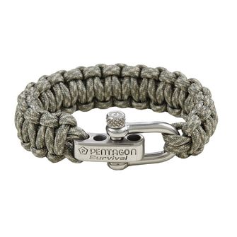 Pentagon narukvica paracord Olive Spots metalna kopča